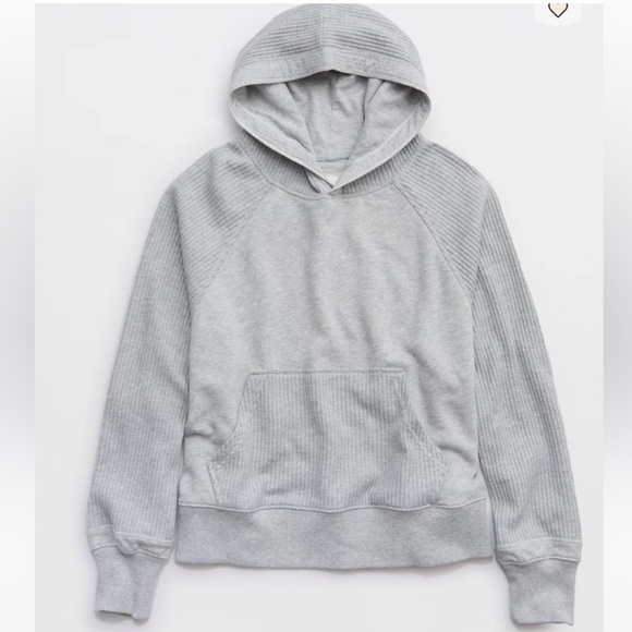aerie Tops - Aerie Essential Waffle Hoodie